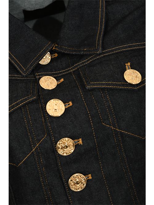 Camicia in cotone con fiocco DONDUP | DJ755 DFH331D J15800